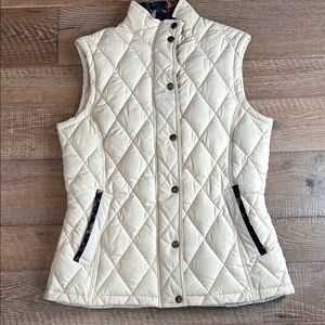 Barbour Cream Quilted Women's Vest